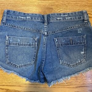 Free People Jean Shorts